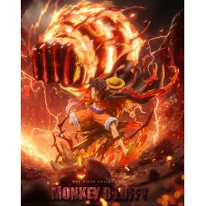 Luffy Red Roc by LZ Studio